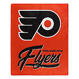 NHL Philadelphia Flyers Signature Raschel Throw Blanket