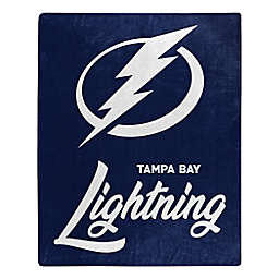 NHL Tampa Bay Lightning Signature Raschel Throw Blanket