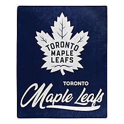 NHL Toronto Maple Leafs Signature Raschel Throw Blanket