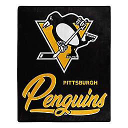 NHL Pittsburgh Penguins Signature Raschel Throw Blanket