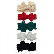 Danbar Size 0-12M Holiday Bow Headbands (Set of 5)