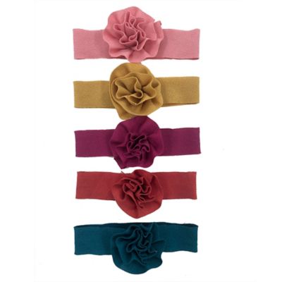 Danbar&copy; Size 0-12M 5-Pack Flower Headbands