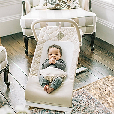 Baby Delight&reg; Alpine Deluxe Organic Cotton Portable Bouncer in Oat. View a larger version of this product image.