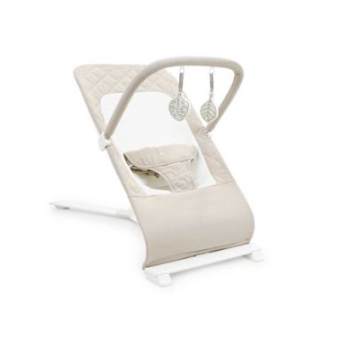 Baby Delight&reg; Alpine Deluxe Organic Cotton Portable Bouncer in Oat. View a larger version of this product image.