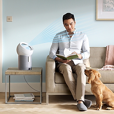 Dyson Pure Cool Me&trade; Air Purifier in White. View a larger version of this product image.