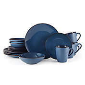 Pfaltzgraff&reg; Pierce 16-Piece Dinnerware Set in Blue
