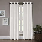 Alternate image 0 for Simply Essential&trade; Chase 84-Inch Grommet Window Curtain Panels in Ivory (Set of 2)