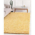 Alternate image 1 for Unique Loom Davos Shag 6&#39; x 9&#39; Area Rug in Yellow