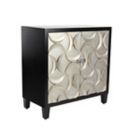 Alternate image 0 for Ridge Road Decor Crescent Moon Rectangular Cabinet in Black/Silver