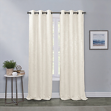 Artesia 63-Inch Grommet 98% Blackout Window Curtain Panel in Egret (Single). View a larger version of this product image.