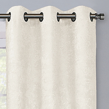 Artesia 84-Inch Grommet 98% Blackout Window Curtain Panel in Egret (Single). View a larger version of this product image.