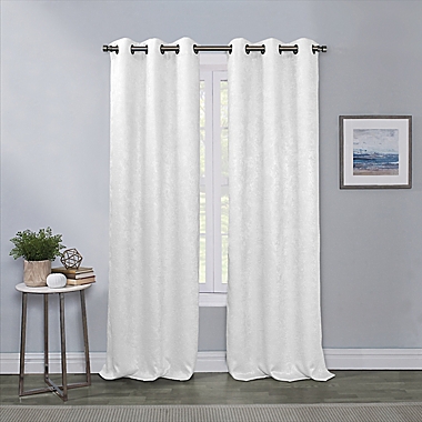 Artesia 63-Inch Grommet 98% Blackout Window Curtain Panel in White (Single). View a larger version of this product image.