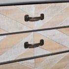 Alternate image 6 for Ridge Road Decor 3-Drawer Modern Cabinet in Brown