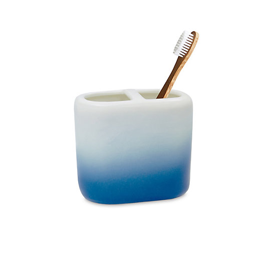 Alternate image 1 for Wild Sage™ Carissa Colorwash Ceramic Toothbrush Holder in Blue
