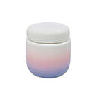 Alternate image 0 for Wild Sage&trade; Carissa Colorwash Ceramic Bath Jar with Cover in Peach