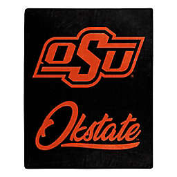 Oklahoma State University "Signature" Raschel Throw Blanket