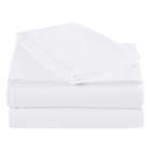 Alternate image 2 for Simply Essential&trade; Truly Soft&trade; Microfiber Twin XL Solid Sheet Set in White