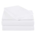 Alternate image 2 for Simply Essential&trade; Truly Soft&trade; Microfiber Queen Solid Sheet Set in White