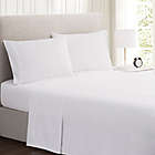 Alternate image 1 for Simply Essential&trade; Truly Soft&trade; Microfiber Twin XL Solid Sheet Set in White