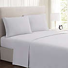 Alternate image 1 for Simply Essential&trade; Truly Soft&trade; Microfiber Twin XL Solid Sheet Set in Grey