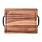 Alternate image 0 for Our Table&trade; 15-Inch x 20-Inch Acacia Carving Board with Handles