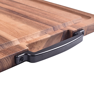 Our Table&trade; 15-Inch x 20-Inch Acacia Carving Board with Handles. View a larger version of this product image.