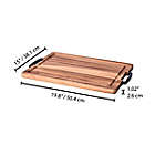 Alternate image 5 for Our Table&trade; 15-Inch x 20-Inch Acacia Carving Board with Handles
