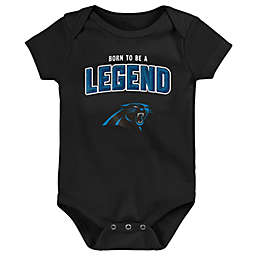 NFL® Carolina Panthers Born To Be A Legend Short Sleeve Bodysuit in Black