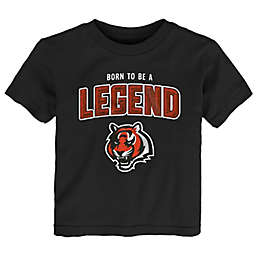 NFL&reg; Cincinnati Bengals Born To Be A Legend Short Sleeve T-Shirt in Black