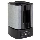 Alternate image 1 for Lasko&reg; SlumberBreeze&trade; 2-in-1 Personal Fan with White Noise in Black
