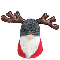 Northlight 14-Inch Santa Gnome with Antlers Christmas Tabletop Décor
