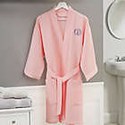 Alternate image 0 for Embroidered Waffle Weave Kimono Robe in Pink Blush