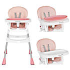 Alternate image 4 for Dream on Me Table Talk 2-in-1 Portable High Chair in Pink