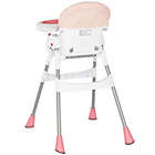 Alternate image 5 for Dream on Me Table Talk 2-in-1 Portable High Chair in Pink
