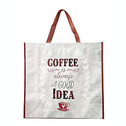 ACT Coffee Print Large Reusable Tote Bag