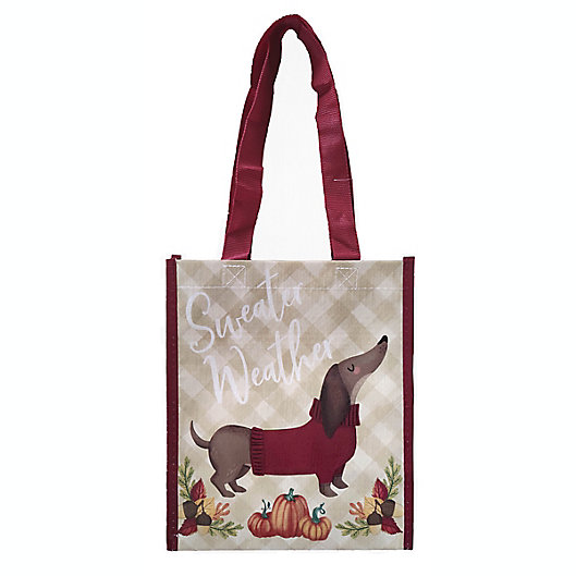 Alternate image 1 for ACT Sweater Weather Reusable Shopping Tote