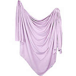 Copper Pearl™ Lily Knit Swaddle Blanket in Purple