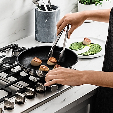 Ninja&trade; Foodi&trade; NeverStick&trade; Nonstick 10-Inch Stainless Steel Fry Pan. View a larger version of this product image.