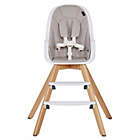Alternate image 7 for Evolur Zoodle 3-in-1 High Chair  and  Booster Feeding Chair in Light Grey