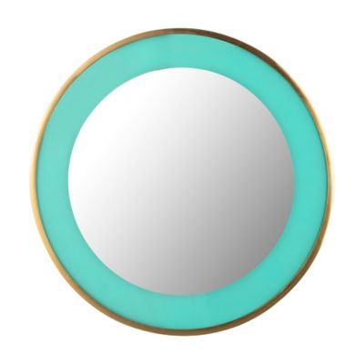 TOV Furniture Lucille 24 Inch Round Wall Mirror In Turquoise Bed Bath   2021 04 21 13 53 Tov C18349 1 Imageset