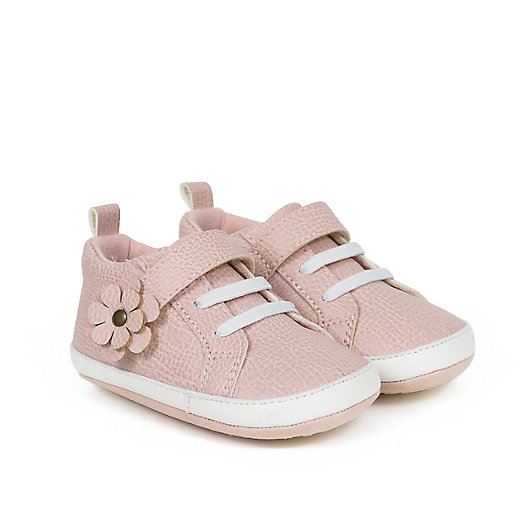 Alternate image 1 for Ro+Me by Robeez® Size 6-12M Annie Sneaker in Pink