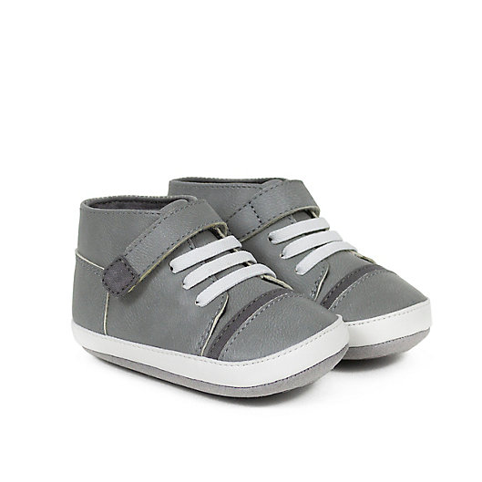 Alternate image 1 for Ro+Me by Robeez® Size 0-6M Allen Sneaker in Grey