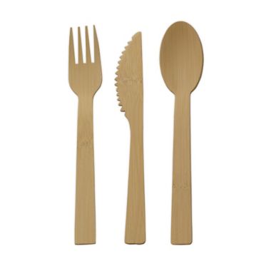International Silver Let's Eat 72-Piece Flatware Set in Bamboo. View a larger version of this product image.