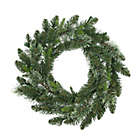 Alternate image 3 for Bee &amp; Willow&trade; 24-Inch Basic Value Artificial Christmas Wreath in Green
