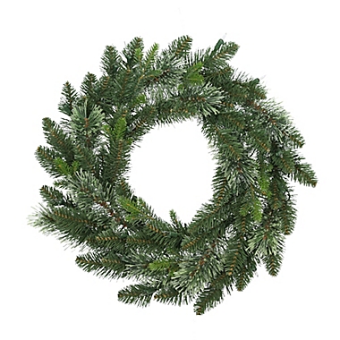 Bee &amp; Willow&trade; 24-Inch Basic Value Artificial Christmas Wreath in Green. View a larger version of this product image.