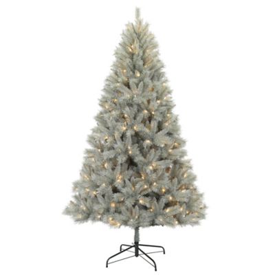 Studio 3B&trade; 7.5-Foot Spruce Pre-Lit Artificial Christmas Tree in Grey/Sage