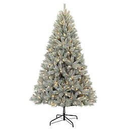 Studio 3B™ 7.5-Foot Spruce Pre-Lit Artificial Christmas Tree in Grey/Sage