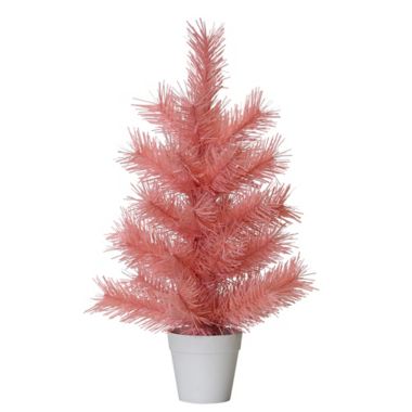 H for Happy&trade; Tabletop Christmas Tree in Pink. View a larger version of this product image.