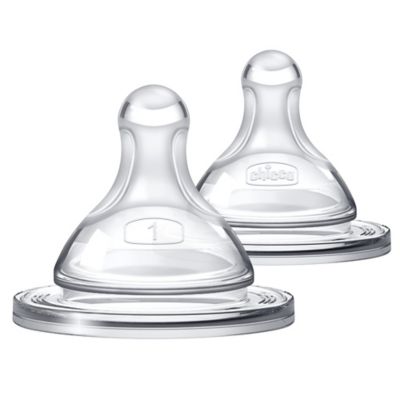 ChiccoDuo&trade;  2-Pack Baby Bottle Nipples
