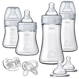 ChiccoDuo™ Newborn Hybrid Baby Bottle Starter Gift Set with Invinci-Glass™